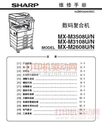 夏普复合机维修报告解读:技术革新与设备维护的艺术
