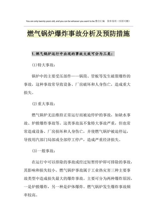 天然气锅炉维修报告分析及预防措施讨论