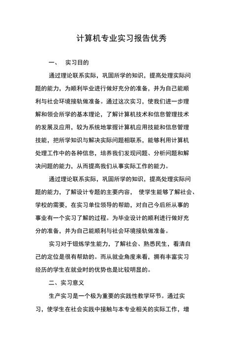 实习报告_电脑维修技艺的磨砺与成长