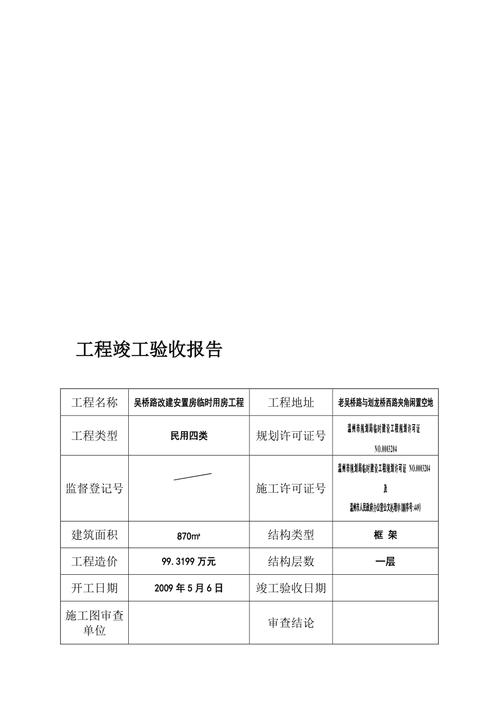 房顶维修竣工验收报告介绍:品质工程,筑梦未来