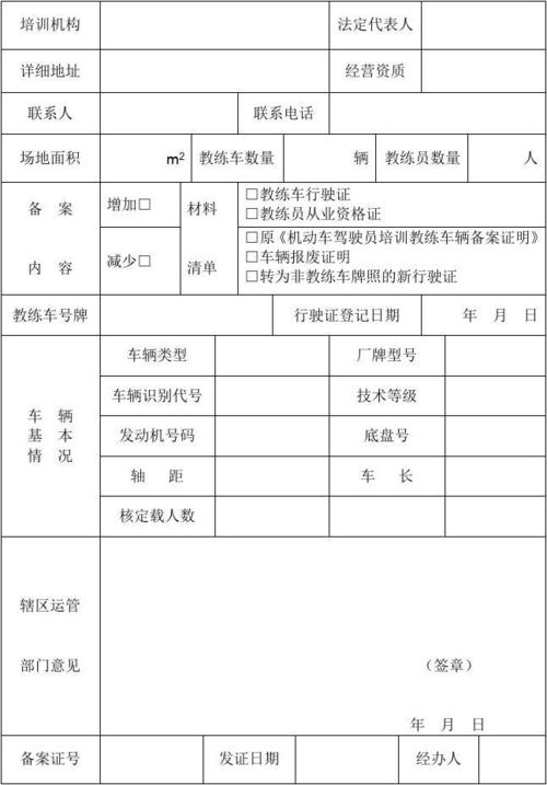 教练车车辆维修登记报告分析:维护安全,提升教学品质