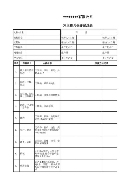 模具车床维修总结报告表介绍与展望