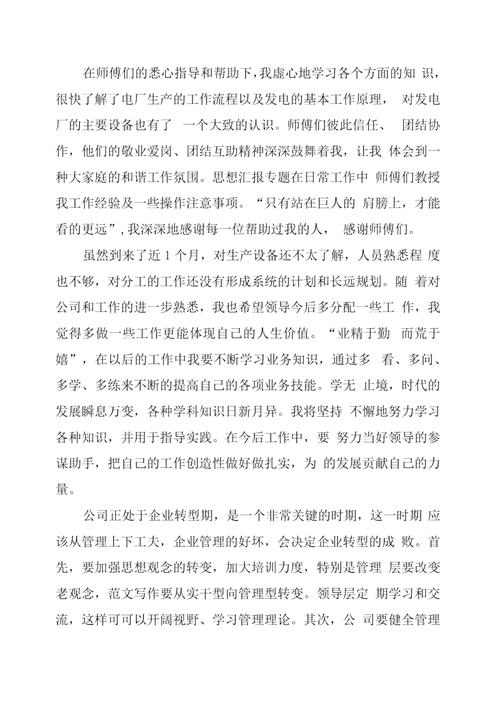 电厂维修工个人总结报告:砥砺前行,守护能源安全