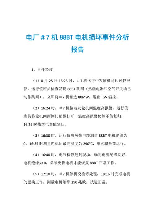 电厂维修小结报告解读：技术升级与安全保障并行