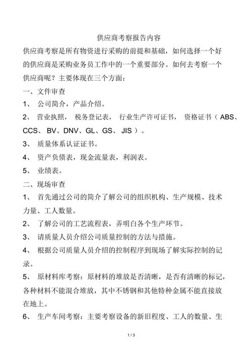 电机维修供应商考察报告分析及展望