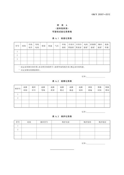 电机维修报告单模板:
