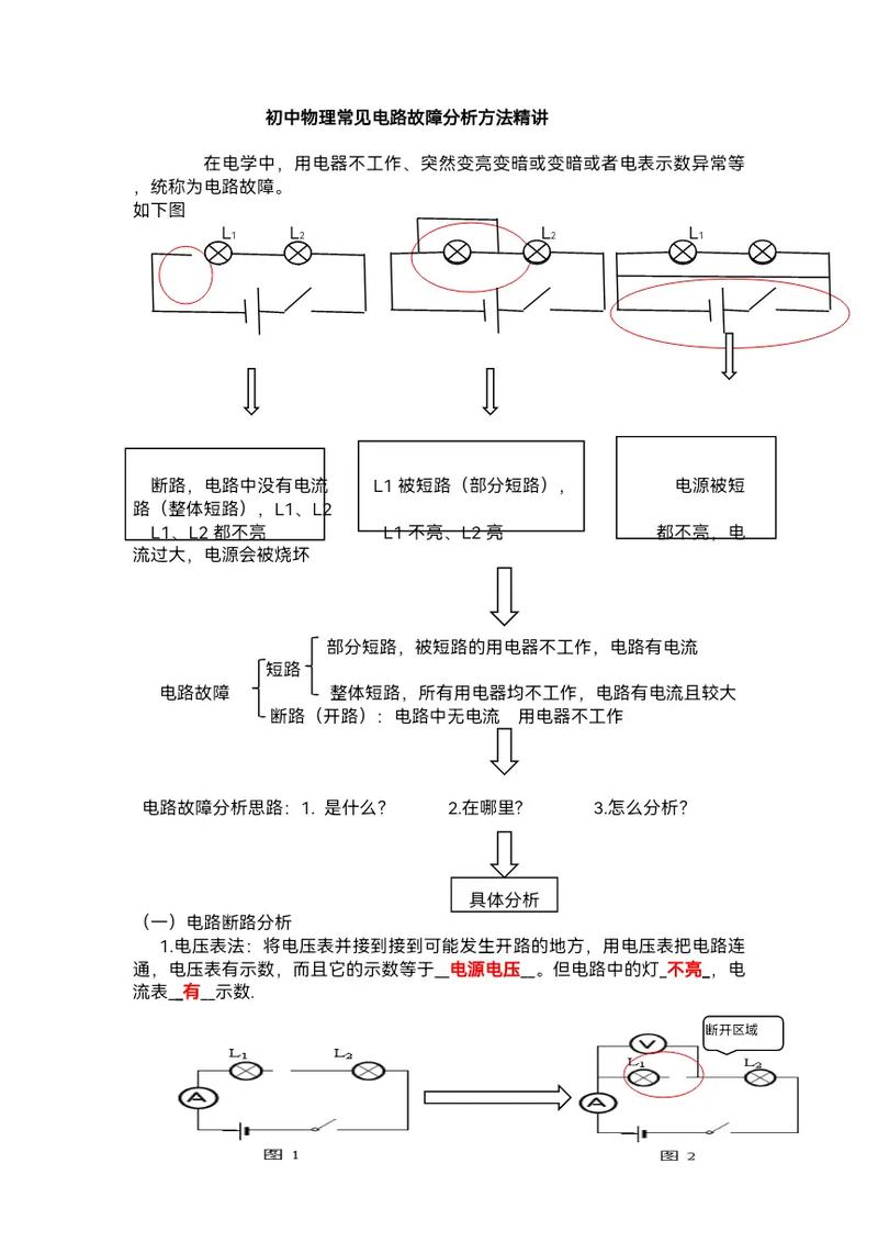 电路维修例子分析:讨论故障诊断与维修步骤