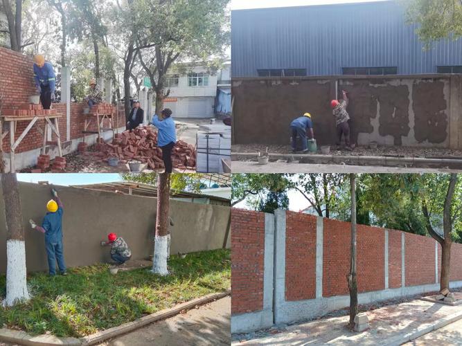 破墙维修工程圆满完成,守护家园安全防线