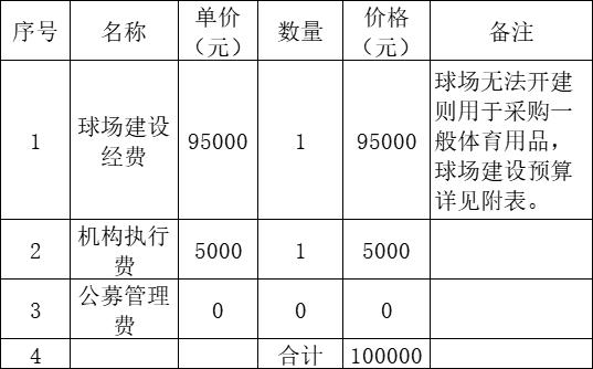 篮球场维修经费报告