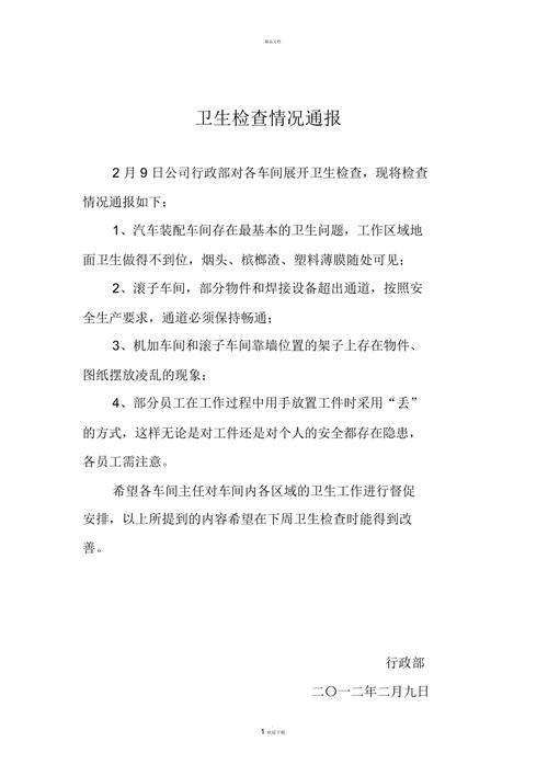 维修卫生检查总结报告_筑牢卫生健康防线