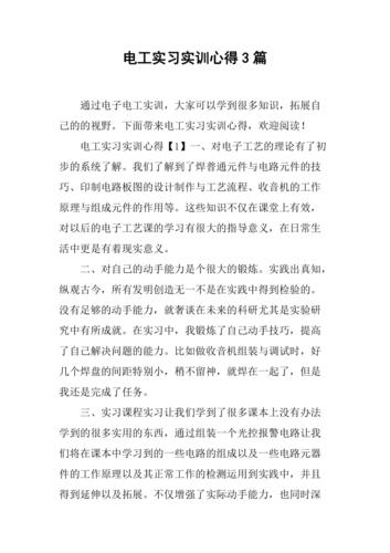 维修电工实习报告心得体会_从理论到方法的跨越