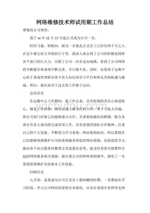 维修网络工作总结报告_回顾与展望