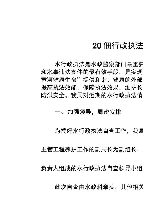 维修行政执法自查报告介绍与展望