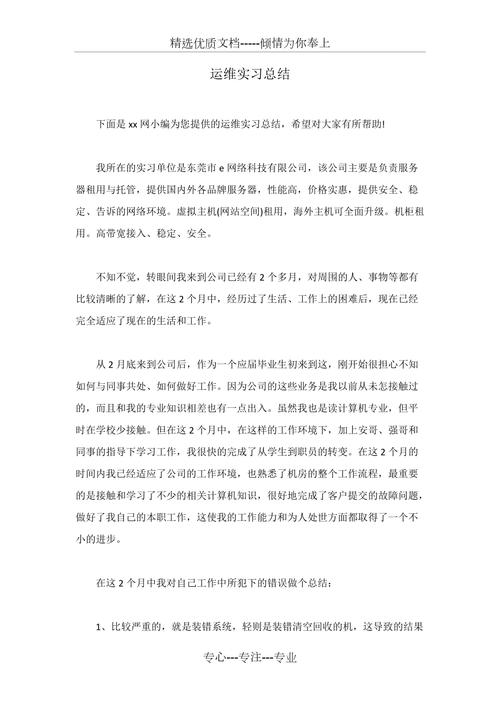 装置维修总结报告:经验与反思,铸就高效运维之路