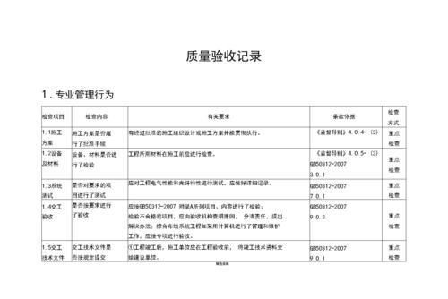 详细浅出解读弱电维修验收报告:品质与技术的完美结合