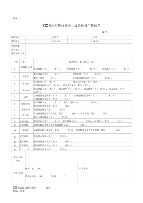 车辆维修验收报告：确保行车安全，维护车辆品质