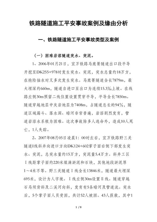 铁道维修事故分析报告解读:剖析事故原因,筑牢安全防线