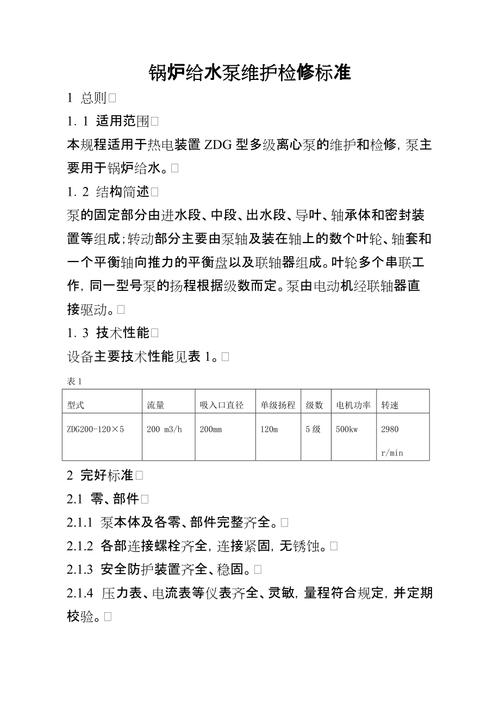 锅炉水泵维修请示报告解读