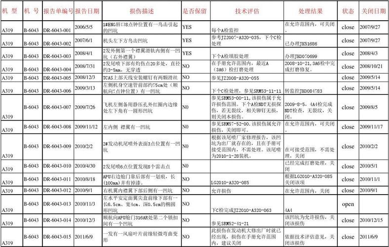 飞机结构维修报告:质量与安全的双重保障