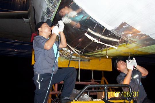 飞机蒙皮维修实训：技术革新与人才培养的探索