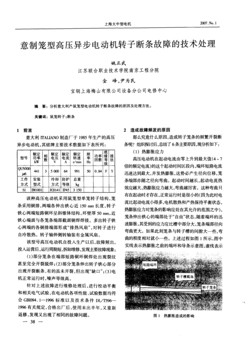 高压电机维修试机报告介绍及未来发展展望